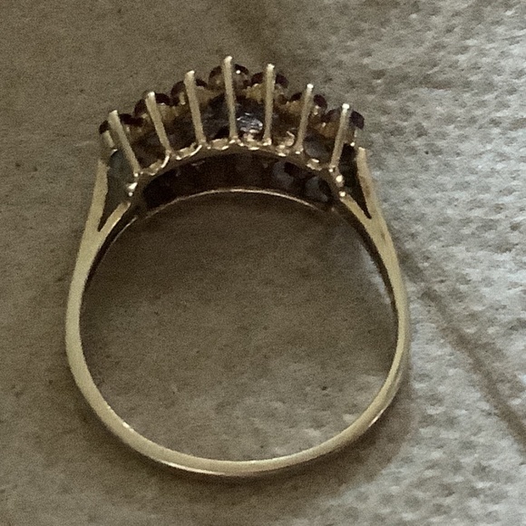 10k RUBY AND DIAMOND RING SIZE 8.5 - Picture 10 of 10